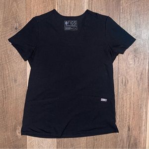 Black FIGS Scrub Top